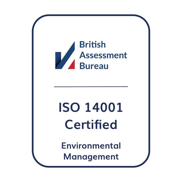 British Assessment Bureau ISO 14001 Certified — Environmental Management