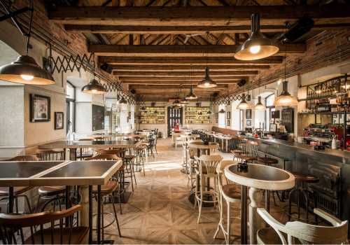 This is inside The Globe Pub & Kitchen in Heathrow Airport