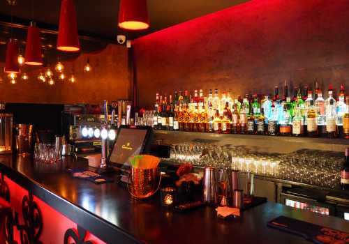 This is inside the The Red Lion - JD Wetherspoon in Gatwick Airport