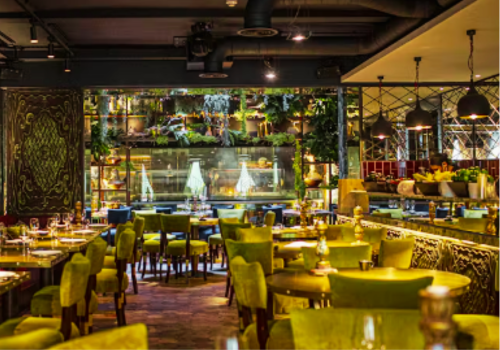 Beautiful decoration inside the COYA Mayfair