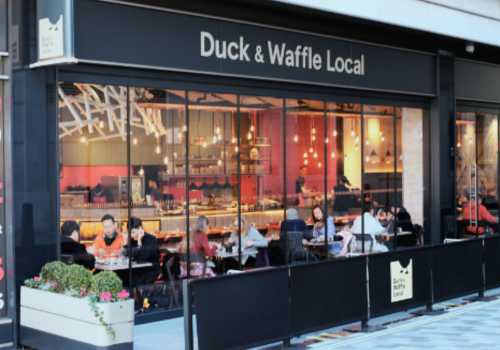 Front side of Duck & Waffle