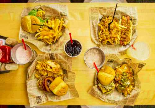 Delicious food on the table