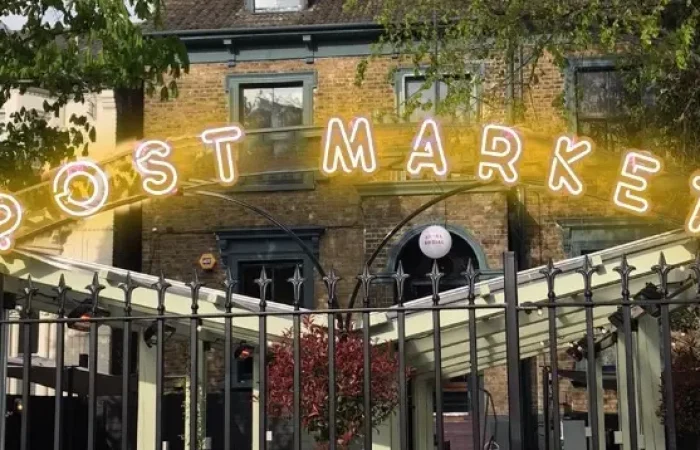This is inside Post Market Balham in Balham